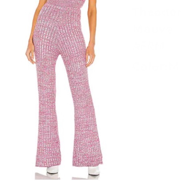 AFRM Pant in Marled Soft Grey Mauve - Picture 1 of 2